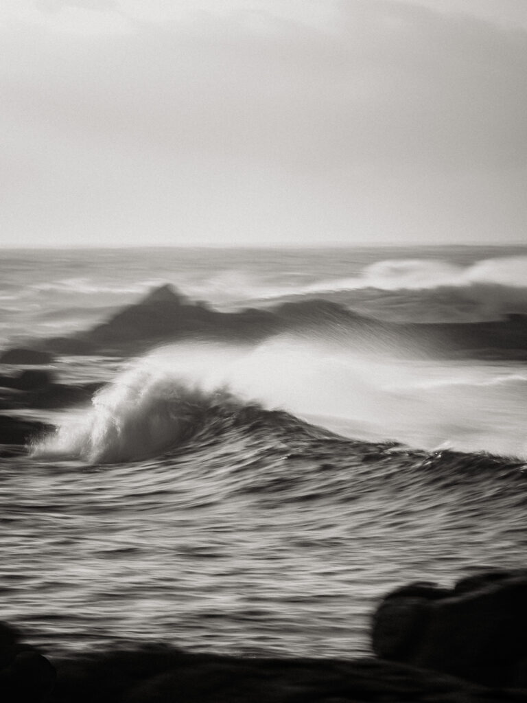 Winter waves arriving on the Galiciasn coast 