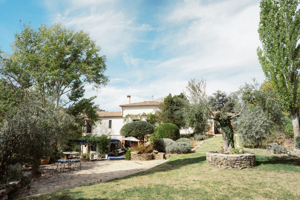 The main house of Callaza de Ronda, One of the best wedding venues in Spain. 