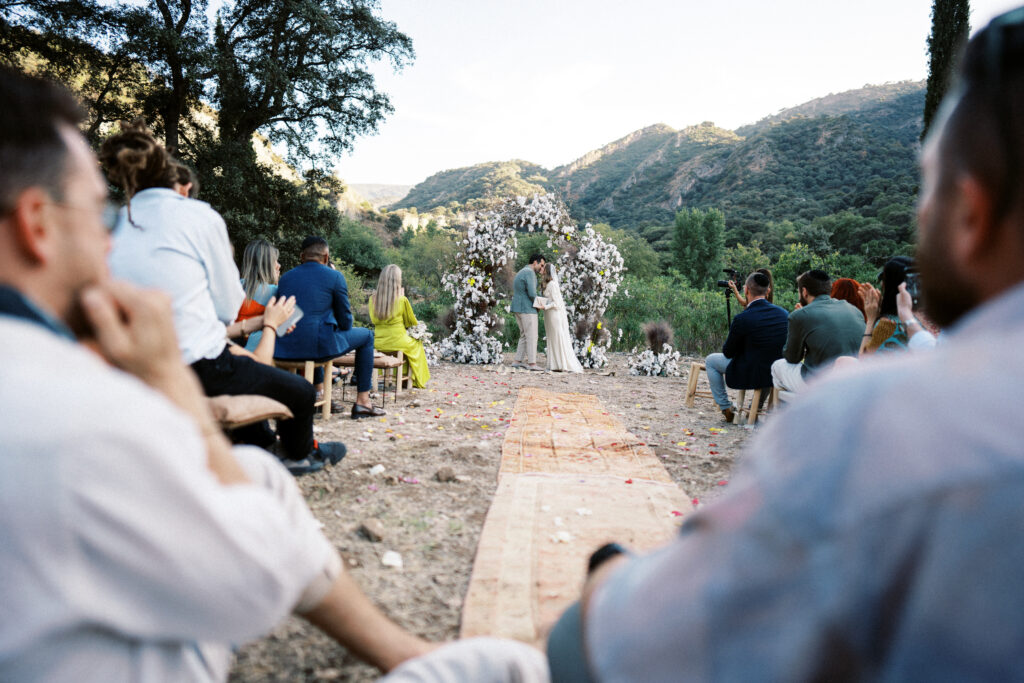 The ceremony space at Callaza de ronda, Málaga. One of the best wedding venues in Spain. 