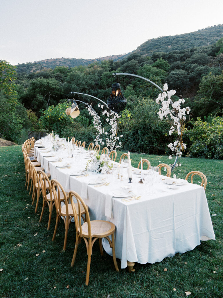 The banqueting space at Callaza de Ronda, Málaga, one of the best wedding venues in Spain. 