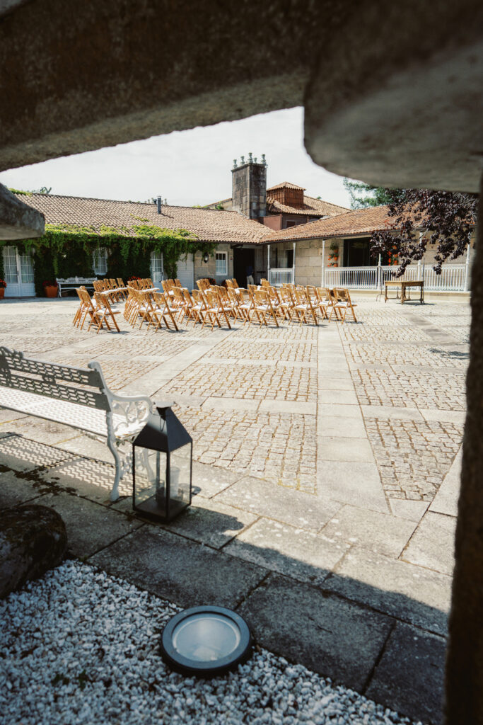 The ceremony space, Pazo Señorans