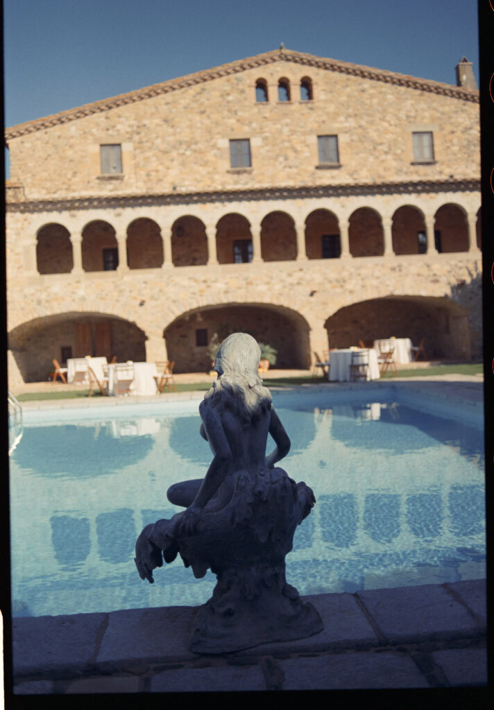 The pool and cocktail space, Mas Sendra