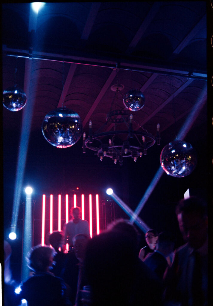 The party space, Mas Sendra wedding